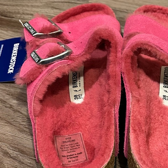 Birkenstock Arizona Shearling - Suede Shoes - Picture 11 of 12